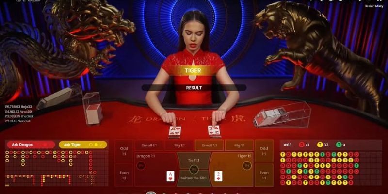 Cách chơi rồng hổ khá đơn giản